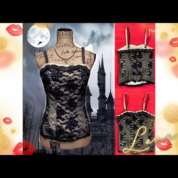 Tripp NYC Victorian Corset Top. - Picture 3 of 3